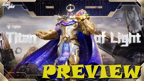 Marvel Super War Thanos Titan Of Light Preview Youtube