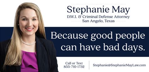 Stephanie May Lawyer In San Angelo Tx Avvo