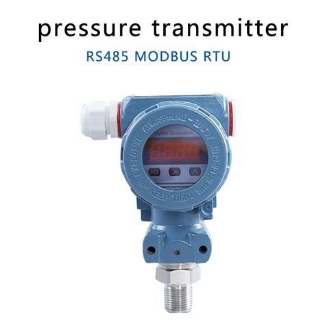 Rs485 Modbus Rtu Communication Pressure Transmitter High Accuracy