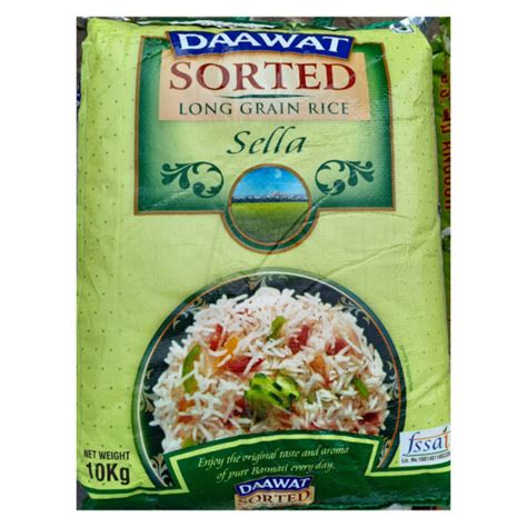 Daawat Sorted Long Grain Sella Rice Kolkata Rice Online Retail Rice