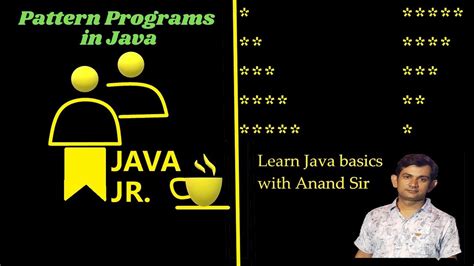 Pattern Programs In Java Star Patterns 1 YouTube