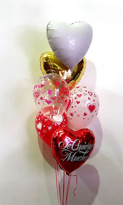 Ramo De Globos Para San Valent N Balloon Decorations Valentine Day