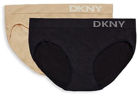 DKNY Pack Ribbed Bikini Panties ShopStyle