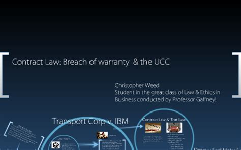 Chapter 8 Section C Contract Law Breach Of Warranty And The UCC By