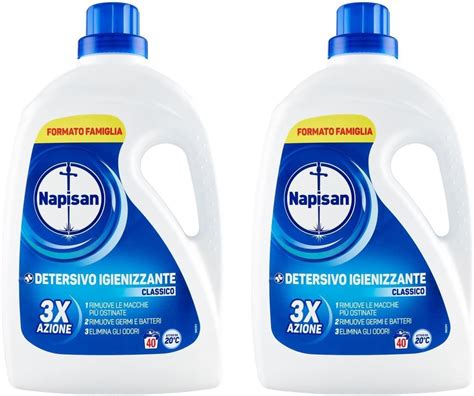 Napisan Detersivo Lavatrice Liquido Igienizzante Classico 2 Confezioni