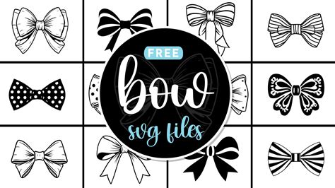 Free Bow Svg Files World Of Printables