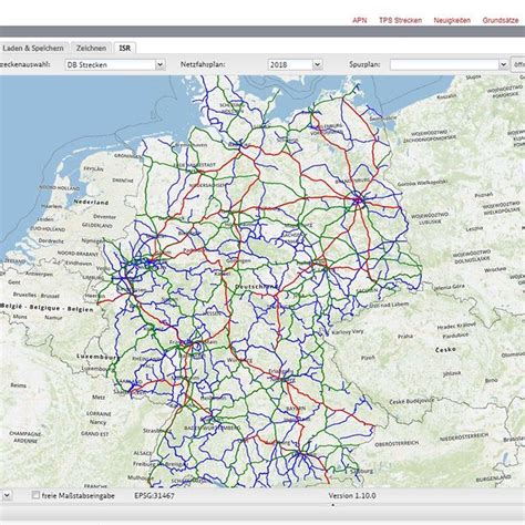 Deutsche Bahn Rail Map