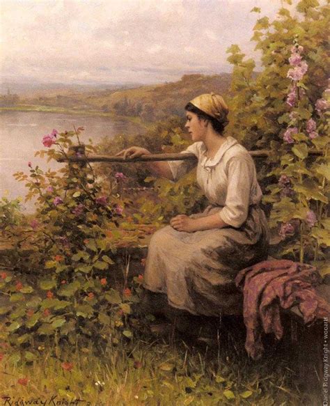 Daniel Ridgway Knight Gallery Peasant Women Paintings American Artist