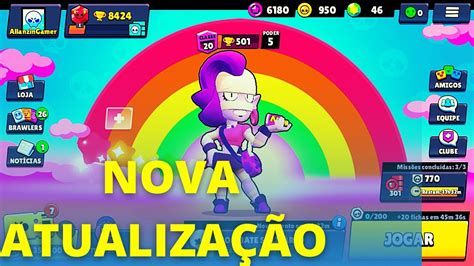 NOVA ATUALIZAÇÃO E UMA NOVA BRAWLER CROMÁTICA BRAWL STARS YouTube