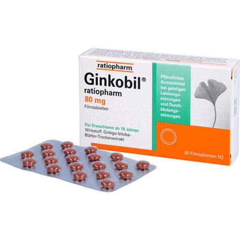 Ginkobil Ratiopharm Mg Filmtabletten St