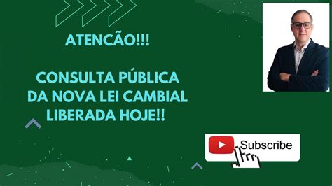 Saiu Agora Noite A Consulta Publica Nr Do Banco Central Texto