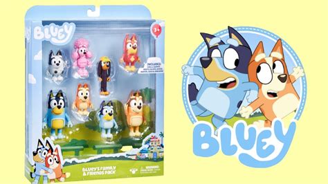 Disney Jr Bluey Pack New Bluey And Friends 8 Toys And Hobbies Tv And Movie Character Toys