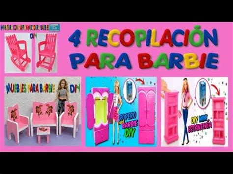 Manualidades Para Barbie Diy Como Hacer Muebles Para Mu Ecas Barbie