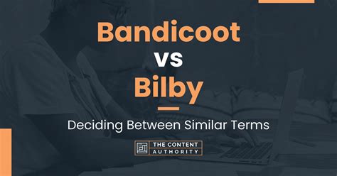 Bandicoot vs Bilby: Deciding Between Similar Terms