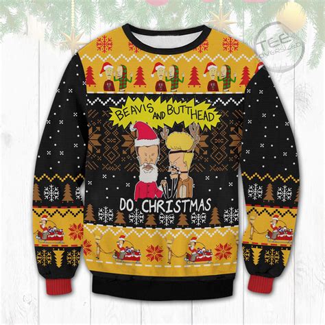 Beavis And Butthead Do Christmas Sweater 3d