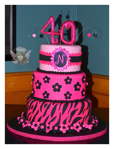 40Th Birthday Cake - CakeCentral.com