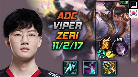 Zeri Adc Build Viper Statikk Shiv Fleet Footwork Lol Kr Challenger