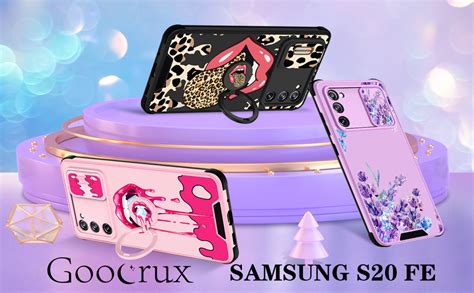 Goocrux 2in1 For Samsung Galaxy S20 Fe 5g Case Sun And Moon For Women Girls Cute