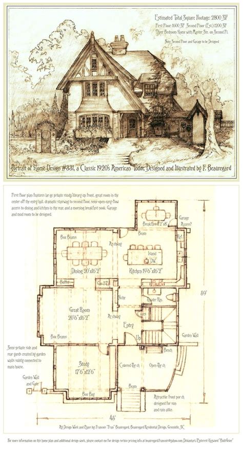 Tudor Cottage Floor Plan