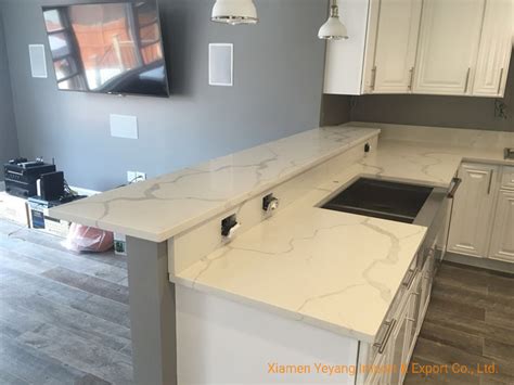 Calacatta Quartz Countertops Quartz Slabs And Custom Countertops