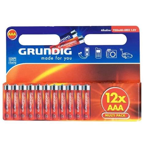 Lot De Piles Grundig Lr Aaa Cdiscount Jeux Jouets