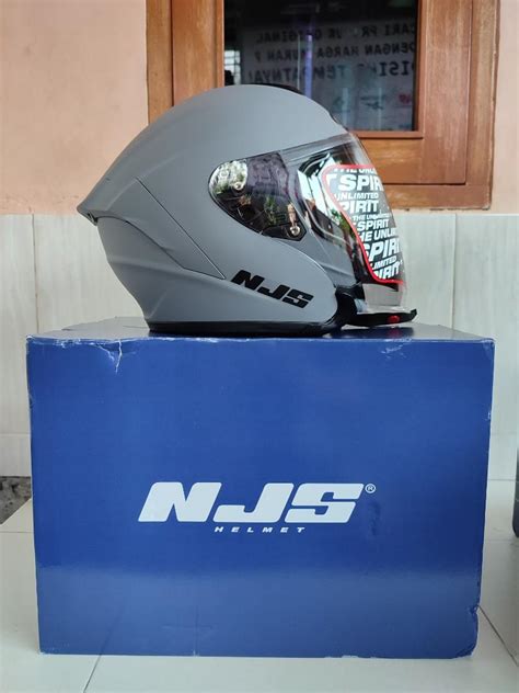 SALE Helm NJS Kairoz Grey Stone Doff Original Motor Di Carousell