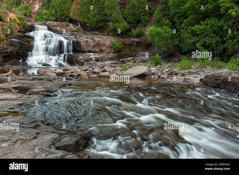 Lower Gooseberry Falls Waterfall Stock Photo - Alamy