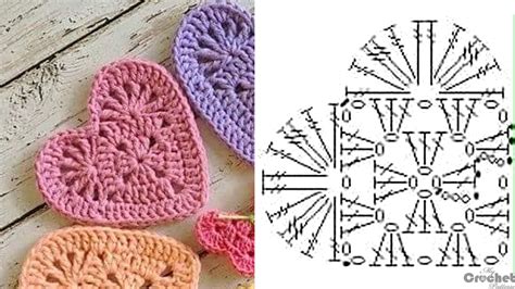 Easy Crochet Hearts Pattern Mycrochetpattern Fb