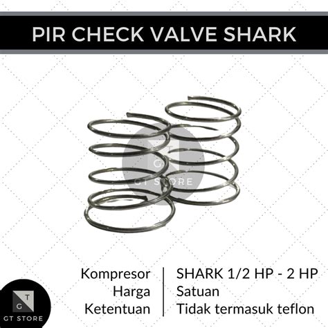 Jual Pir Check Valve Spring Kompresor Angin SHARK 1 2 HP 1 HP 2 HP