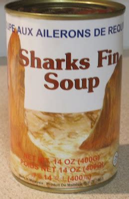 Cannundrums: Shark Fin Soup