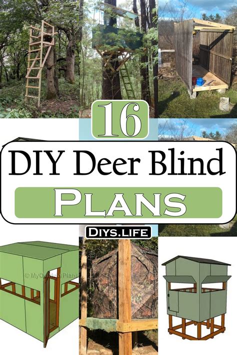 Diy Deer Blind Plans For Hunting Diys