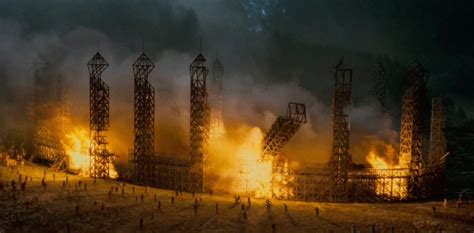 Burning of the Hogwarts Quidditch pitch | Harry Potter Wiki | Fandom powered by Wikia