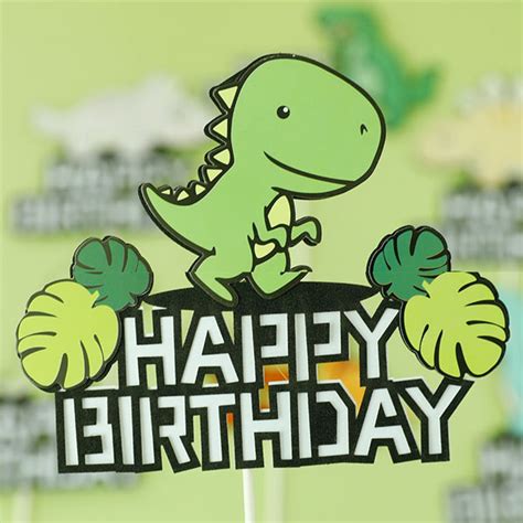 Birthday Cake Topper Dinosaur Cake Topper A Balloons4you New Zealand Party Decoration