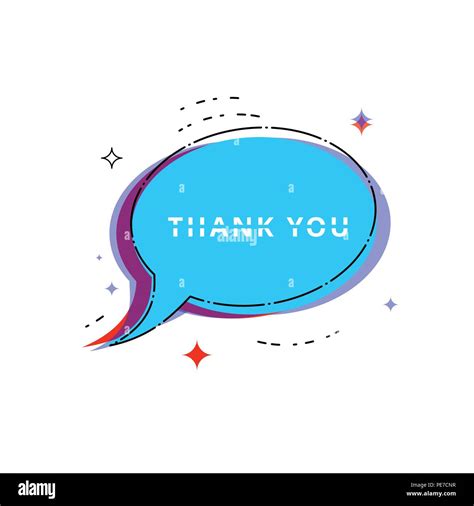 Thank you card isolated on white background. Vector illustration Stock Vector Image & Art - Alamy