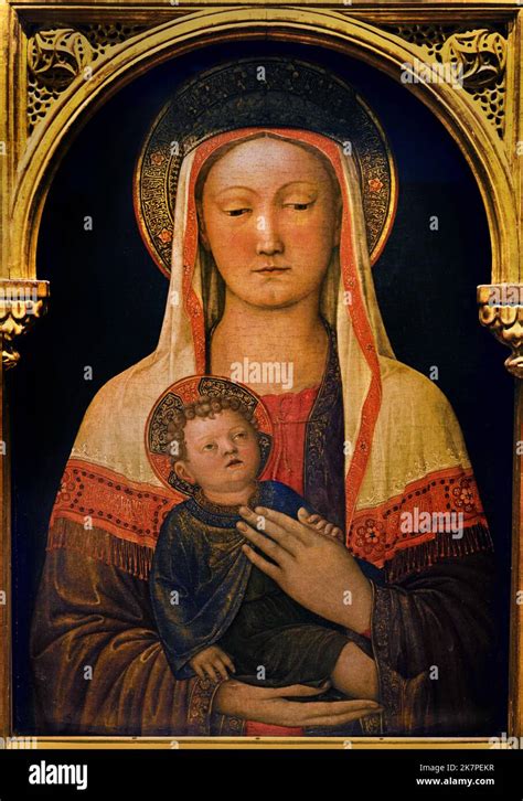 Madonna And Child 1450 Jacopo Bellini 1400 1470 Was One Of The