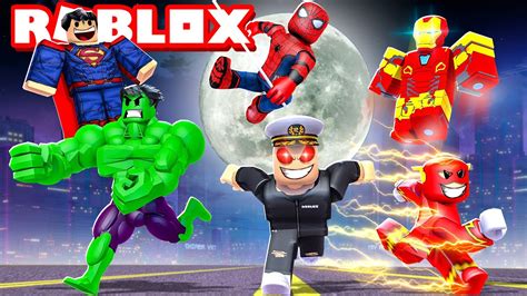 Playing The Ultimate Super Hero Games In Roblox Youtube