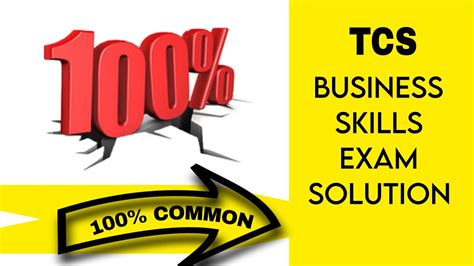 Business Skills Tcs Xplore Proctored Exam S Mcqs Common