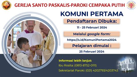 Warta Paroki Mingguan 17 18 Februari 2024 Gereja St Paskalis