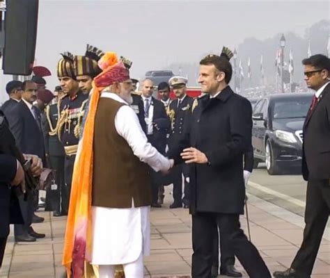 Chief Guest French President Emmanuel Macron And Pm Modi Modi