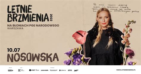 Koncert Letnie Brzmienia na błoniach PGE Narodowego Warszawa Nosowska