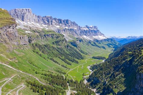 Klausenpass Stock Photo Image Of Rock Road Crossing 221749014