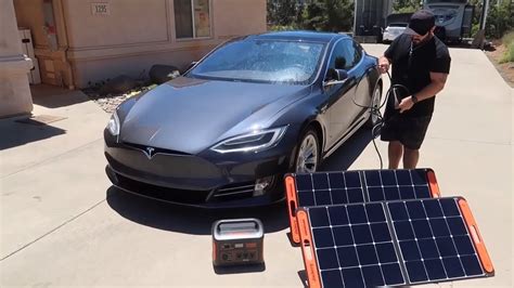 Charge A Tesla With Portable Solar Anywhere Atelier Yuwa Ciao Jp