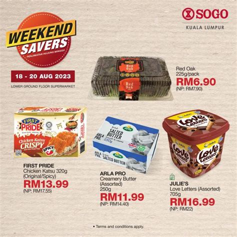 SOGO Kuala Lumpur Supermarket Weekend Savers Promotion 18 Aug 2023