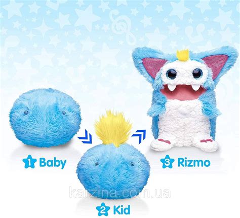 Интерактивный питомец Ризмо Вода от Tomy голубой Rizmo Evolving Aqua ...