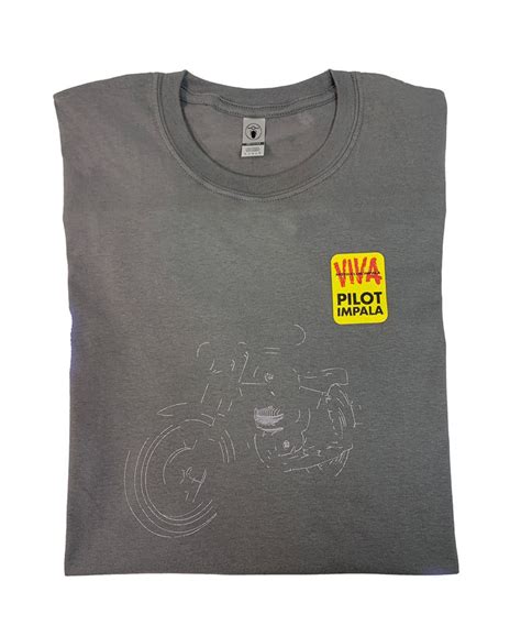 Camiseta Piloto Impala Silueta Print Motorbike