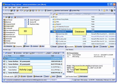 Virtual Filing Cabinet System