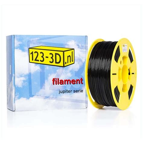 123 3D Jupiter PLA Filament 1 75mm Spool Of 1Kg Black