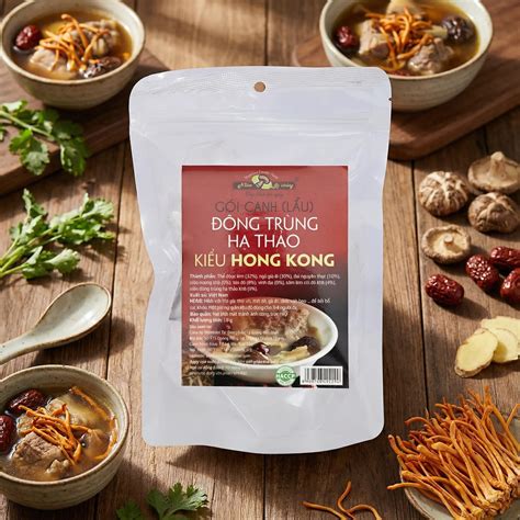 Gói Canh (Lẩu) Đông Trùng Hạ Thảo Kiểu Hong Kong 50g