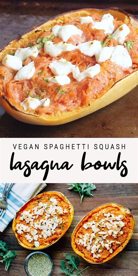 Stuffed Spaghetti Squash Lasagna Bowls Artofit