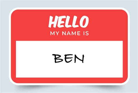 Ben Name Meaning: Origin and Significance